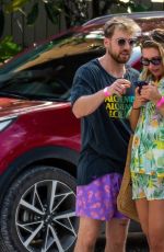 ZARA MCDERMOTT at Sea Shed Restaurant in Barbados 12/17/2022