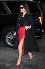 ZATHERINE ZETA JONES Arrives at Live with Kelly & Ryan in New York 12/08/2022