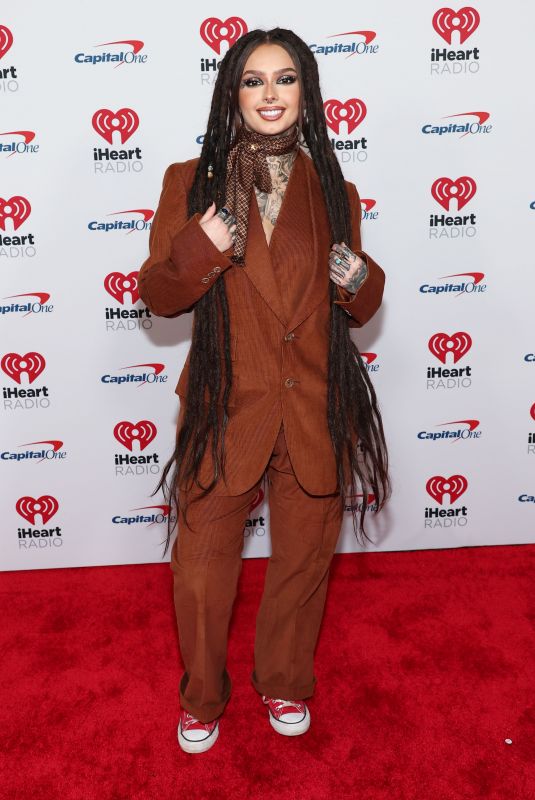 ZHAVIA at iHeartRadio Jingle Ball in Los Angeles 12/02/2022
