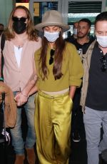 ZOE SALDANA Arrives in Sao Paulo 11/30/2022