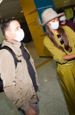 ZOE SALDANA Arrives in Sao Paulo 11/30/2022