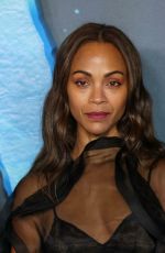 ZOE SALDANA at Avatar: The Way of Water Photocall at Corinthia Hotel in London 12/04/2022