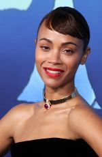 ZOE SALDANA at Avatar: The Way of Water Premiere in Los Angeles 12/12/2022