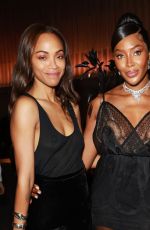 ZOE SALDANA at British Vogue Forces for Change Dinner in London 12/04/2022