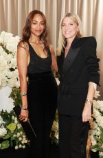 ZOE SALDANA at British Vogue Forces for Change Dinner in London 12/04/2022