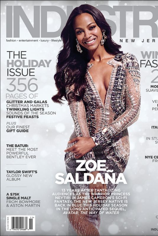 ZOE SALDANA in Industry Nagazine, November/December 2022