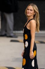 ZOEY DEUTCH Arrives at Jimmy Kimmel Live in Los Angeles 12/01/2022