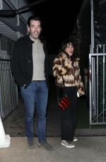 ZOOEY DESCHANEL and Jonathan Scott Out for Dinner in Los Angeles 12/22/2022