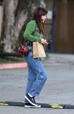 ZOOEY DESCHANEL Out for Last Minute Christmas Shopping in Brentwood 12/23/2022