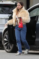 ADDISON RAE and Omer Fedi Out Shopping on Melrose Place in Los Angeles 01/12/2023