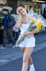 ADDISON RAE Out Buy Flowers at Bristol Farms in Hollywood 01/17/2023
