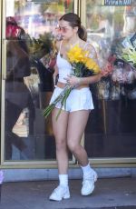 ADDISON RAE Out Buy Flowers at Bristol Farms in Hollywood 01/17/2023
