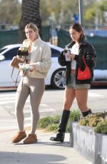 ADDISON RAE Out with a Friend at Verve Coffee in West Hollywood 01/11/2023