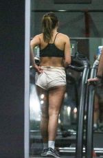 ADDISON RAE Workout on a Treadmill at a Gym in Beverly Hills 01/19/2023