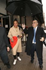 AISHA TYLER Leaves Sherri Shepherd Show in New York 01/19/2023