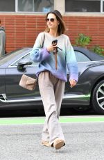 ALESSANDRA AMBROSIO Arrives at a Nail Salon in Santa Monica 01/07/2023
