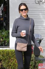 ALESSANDRA AMBROSIO Heading to Workout in West Hollywood 01/10/2023