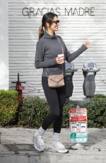 ALESSANDRA AMBROSIO Heading to Workout in West Hollywood 01/10/2023