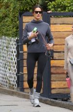ALESSANDRA AMBROSIO Heading to Workout in West Hollywood 01/10/2023