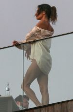 ALESSANDRA AMBROSIO in Bikini on top of a Hotel in Rio de Janeiro 01/26/2023