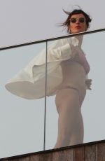 ALESSANDRA AMBROSIO in Bikini on top of a Hotel in Rio de Janeiro 01/26/2023