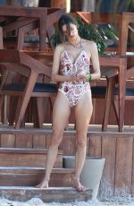 ALESSANDRA AMBROSIO in Swimsuit on Vacation in Tulum 01/01/2023