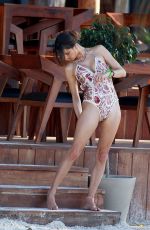 ALESSANDRA AMBROSIO in Swimsuit on Vacation in Tulum 01/01/2023