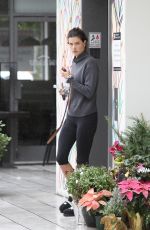 ALESSANDRA AMBROSIO Leaves a Workout Class in Brentwood 01/04/2023