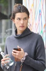 ALESSANDRA AMBROSIO Leaves a Workout Class in Brentwood 01/04/2023