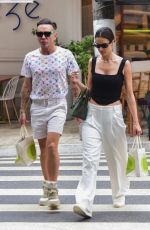 ALESSANDRA AMBROSIO Out for Lunch with a Friend in Sao Paulo 01/23/2023