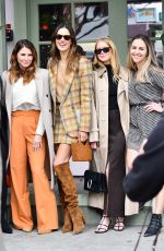 ALESSANDRA AMBROSIO Out for Lunch with Friends at The Ivy in Santa Monica 01/08/2023