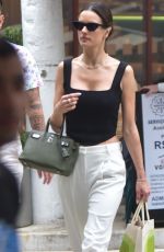 ALESSANDRA AMBROSIO Out on Streets of Jardins Neighborhood in Sao Paulo 01/23/2023