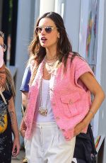ALESSANDRA AMBROSIO Out with a Friend in Sao Paulo 01/23/2023