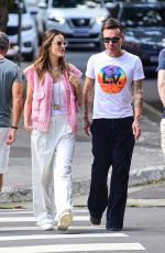 ALESSANDRA AMBROSIO Out with a Friend in Sao Paulo 01/23/2023
