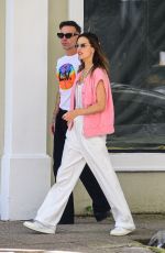 ALESSANDRA AMBROSIO Out with a Friend in Sao Paulo 01/23/2023