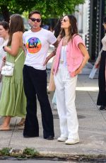 ALESSANDRA AMBROSIO Out with a Friend in Sao Paulo 01/23/2023
