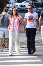 ALESSANDRA AMBROSIO Out with a Friend in Sao Paulo 01/23/2023