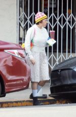ALIA SHAWKAT Out for Smoothie in Los Feliz 01/29/2023