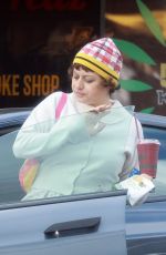ALIA SHAWKAT Out for Smoothie in Los Feliz 01/29/2023