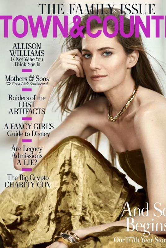 ALLISON WILLIAM in Town & Country Magazine, February 2023