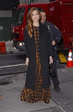 ALLISON WILLIAMS Arrives at Today Show in New York 01/05/2023