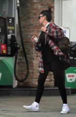 AMANDA BYNES at a Gas Station in Los Angeles 01/04/2023