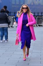 AMANDA HOLDEN Arrives at Global Radio Studios in London 01/11/2023