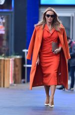 AMANDA HOLDEN Arrives at Global Radio Studios in London 01/20/2023