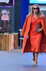 AMANDA HOLDEN Arrives at Global Radio Studios in London 01/20/2023