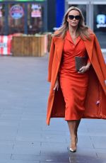 AMANDA HOLDEN Arrives at Global Radio Studios in London 01/20/2023