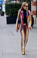 AMANDA HOLDEN Arrives at Global Radio Studios in London 01/27/2023