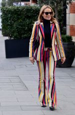 AMANDA HOLDEN Arrives at Global Radio Studios in London 01/27/2023