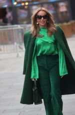 AMANDA HOLDEN Arrives at Heart Radio in London 01/13/2023