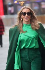 AMANDA HOLDEN Arrives at Heart Radio in London 01/13/2023